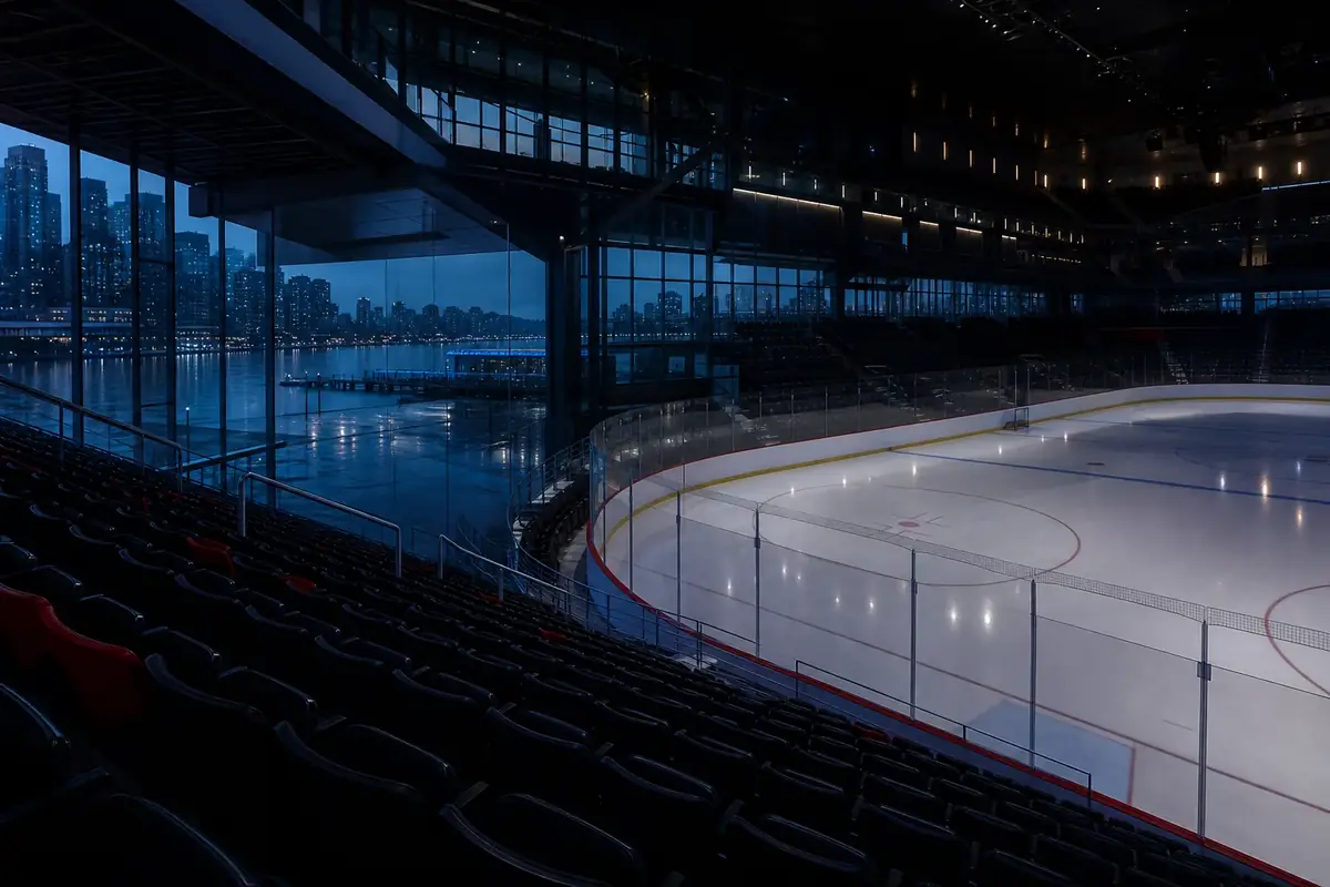 Interior view of Rogers Arena