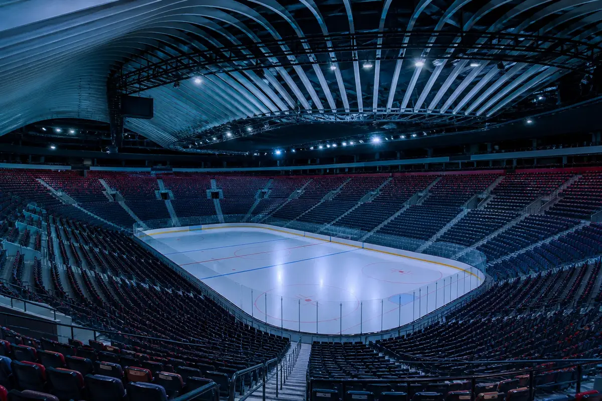 Interior view of Scotiabank Saddledome
